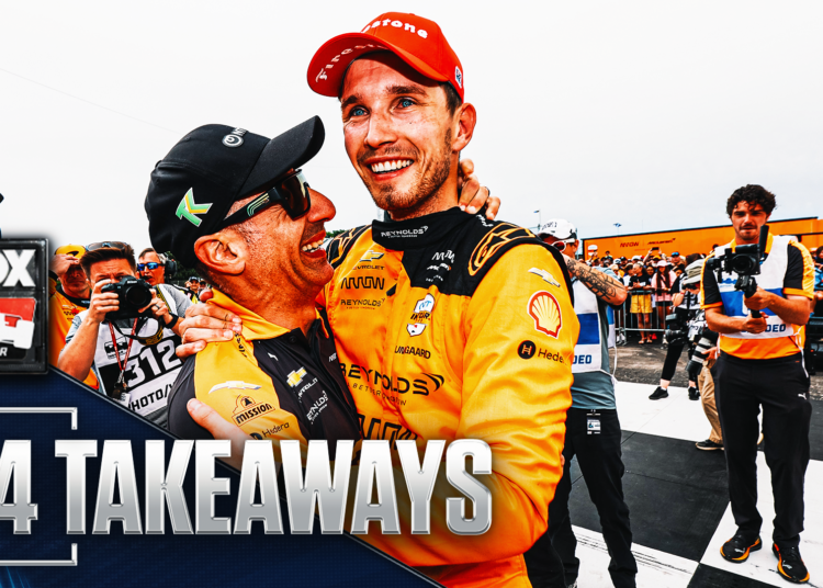 Кристиан Лундгор сенсационно выиграл гонку INDYCAR в Роуд-Америка — с последнего места на первое
