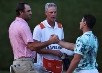 Виктор Ховланд переиграл Скотти Шеффлера в плей-офф и выиграл Travelers Championship
