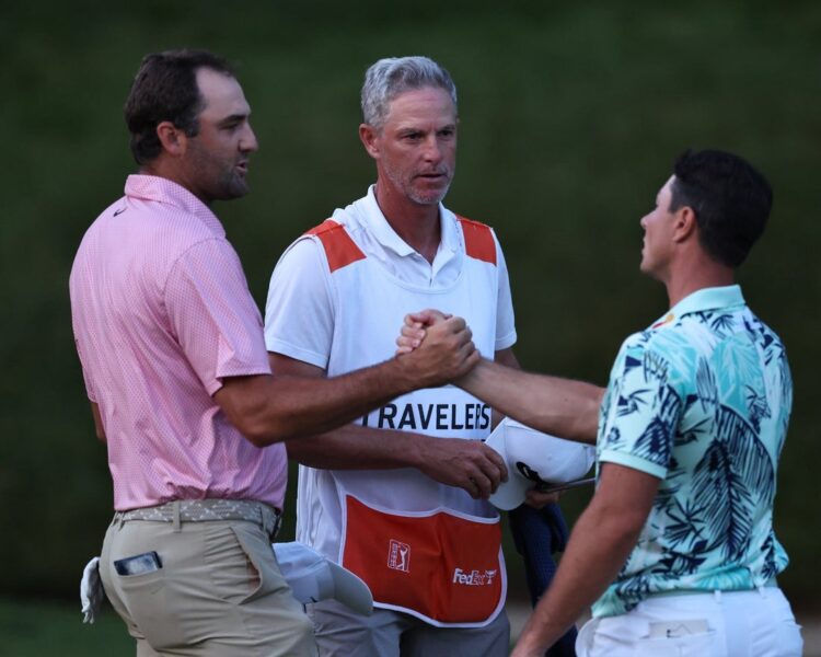 Виктор Ховланд переиграл Скотти Шеффлера в плей-офф и выиграл Travelers Championship