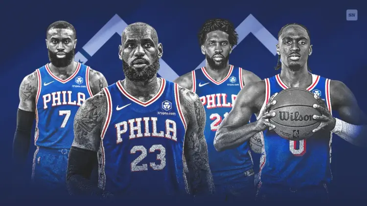 76ers lineup projection with LeBron James: How superstar fits with Jaylen Brown, Tyrese Maxey, Joel Embiid