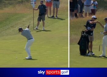 Адам Скотт выдал лунку века: удар со 178 ярдов на Scottish Open