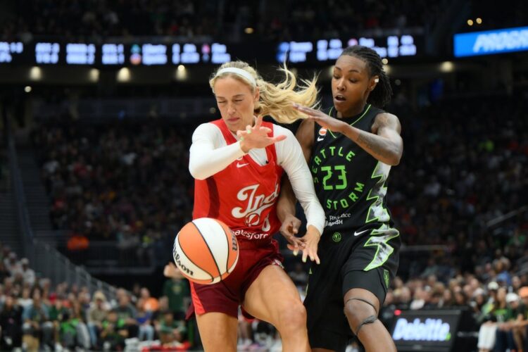 Caitlin Clark’s 32 points help Fever take down Storm