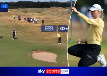 Чарли Халл закатила патт с травы на AIG Women’s Open
