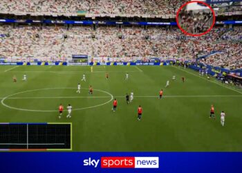 Датчик FIFA раскрыл тайну гола Англии: мяч задел трос Spidercam или нет?