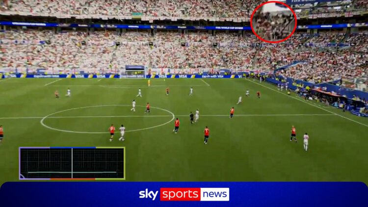 Датчик FIFA раскрыл тайну гола Англии: мяч задел трос Spidercam или нет?