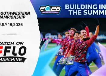 DCI Southwestern Championship 2026: где смотреть маршевые оркестры