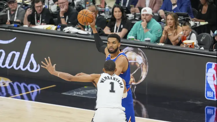 Karl-Anthony Towns believes age played a factor in the Spurs blowing leads in the Finals
