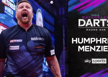 Люк Хамфрис вылетел с World Matchplay после «Большой рыбы» от Мензиса