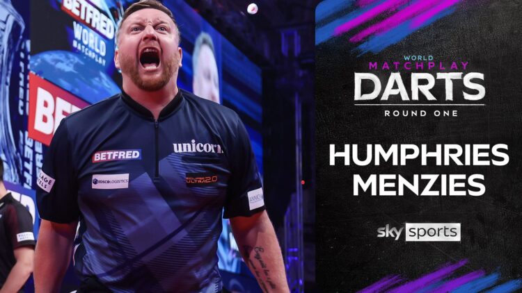 Люк Хамфрис вылетел с World Matchplay после «Большой рыбы» от Мензиса