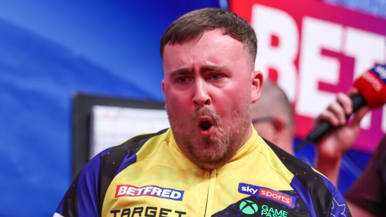 Люк Литтлер закрыл девятый дротик и выбил Натана Аспиналла на World Matchplay