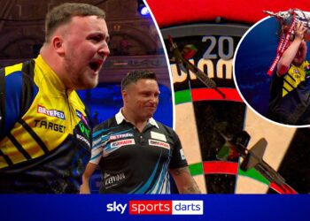 Люк Литтлер защитил титул World Matchplay, разгромив Гервина Прайса 18-9