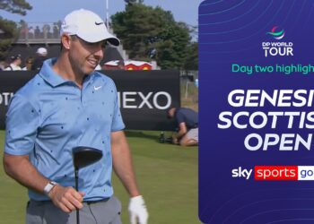 МакИлрой делит лидерство перед третьим днём Genesis Scottish Open
