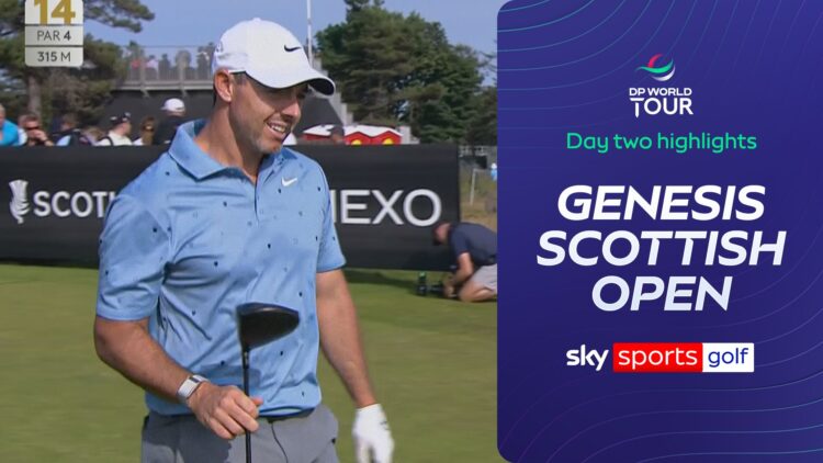 МакИлрой делит лидерство перед третьим днём Genesis Scottish Open
