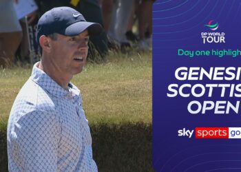 МакИлрой стартовал с лидерства на Genesis Scottish Open