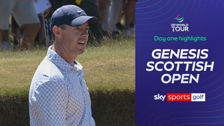 МакИлрой стартовал с лидерства на Genesis Scottish Open
