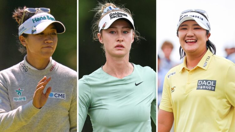 Нелли Корда и Харан Рю в одной группе на AIG Women’s Open