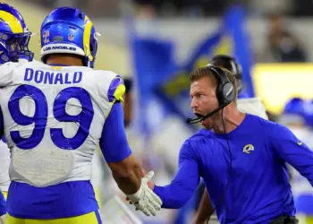 Rams coach Sean McVay provides update on possible Aaron Donald comeback: ‘His training is going very well’