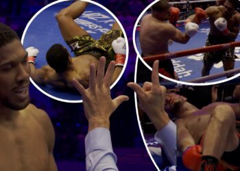 Three knockdowns in two rounds! Highlights of Joshua’s comeback fight