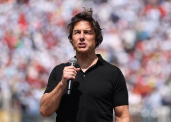 Том Круз выступил с пламенной речью на закрытии Чемпионата мира