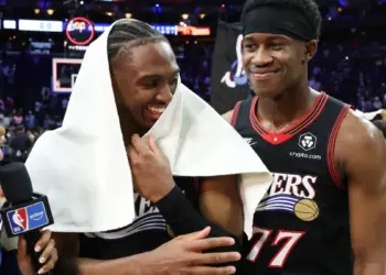 76ers All-Star links up with teammates for offseason workout