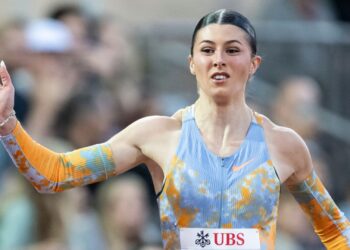 Эми Хант выиграла серебро в беге на 200 м в Лозанне