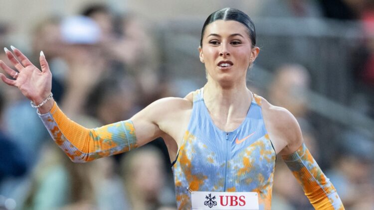 Эми Хант выиграла серебро в беге на 200 м в Лозанне