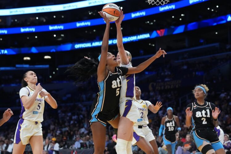 Энджел Риз установила рекорд WNBA: 26 подборов и победа «Атланты» над «Лос-Анджелес»