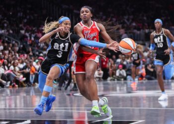 Jackie Young’s triple-double sparks Aces in rout of Dream