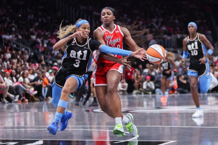 Jackie Young’s triple-double sparks Aces in rout of Dream