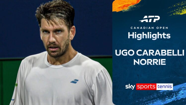 Кэмерон Норри обыграл Карабелли в первом круге Canadian Open
