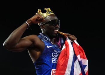 Romell Glave and Jeremiah Azu storm to British one-two in European 100m