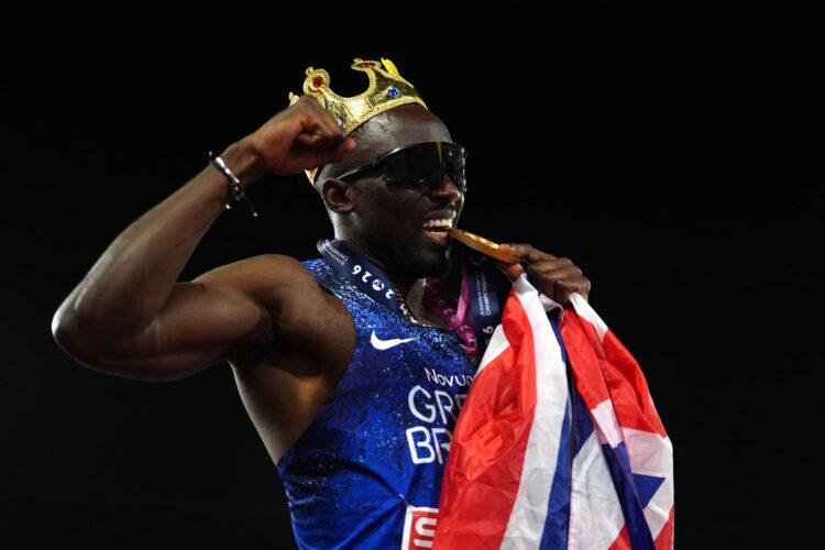 Romell Glave and Jeremiah Azu storm to British one-two in European 100m
