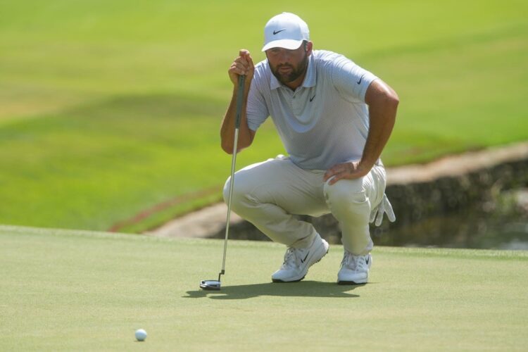 Скотти Шеффлер удержал лидерство на FedEx St. Jude Championship