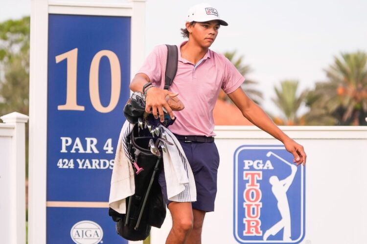 Charlie Woods shoots 71, sits 4 back at Junior Players