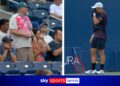 Фанат затянул Oasis прямо во время розыгрыша на US Open. Получилось неожиданно красиво