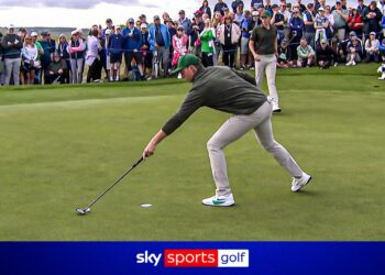 Walker Cup controversy! GB&I player scoops up ball before putt is conceded